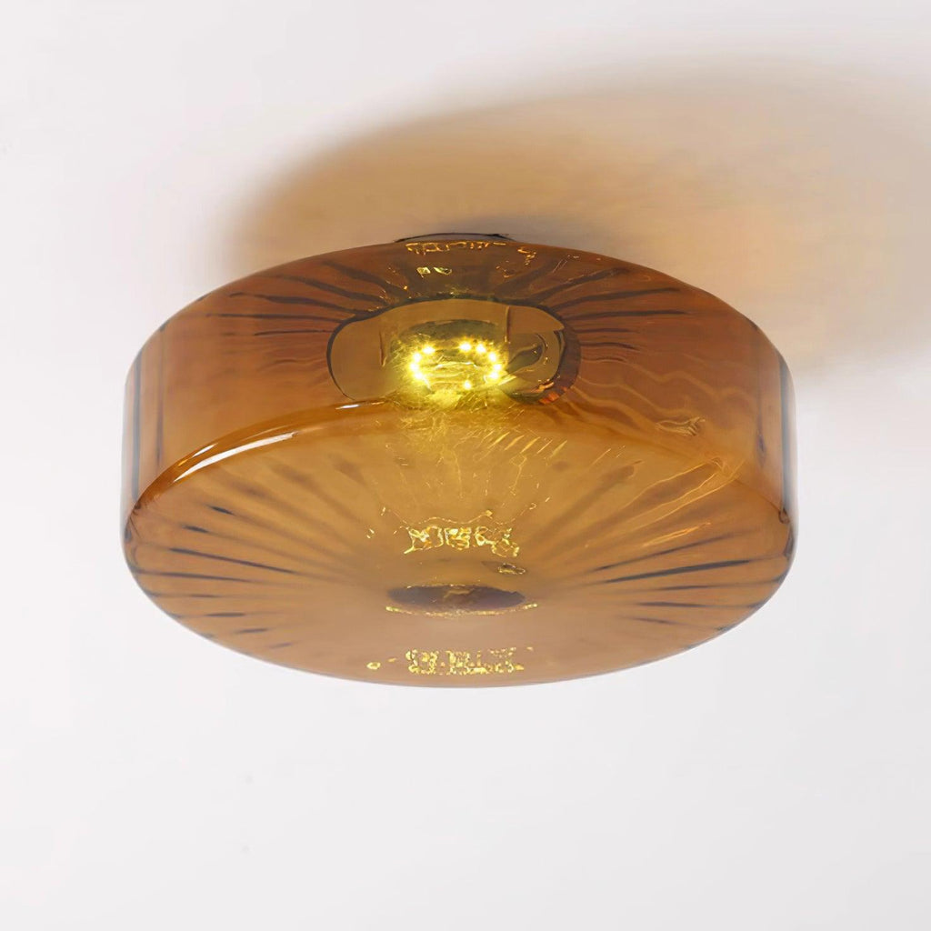 June Amberglas-Deckenleuchte