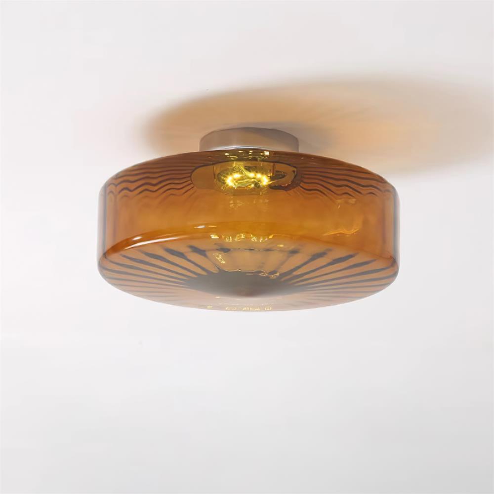 June Amberglas-Deckenleuchte