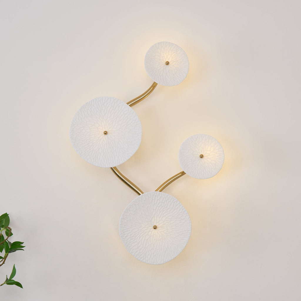 Kaivo Lotus Petal Wandleuchte