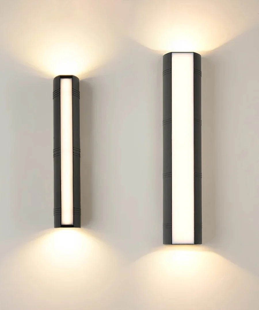 Moderne LED-Wandleuchte – Wasserdichte Außenbeleuchtung